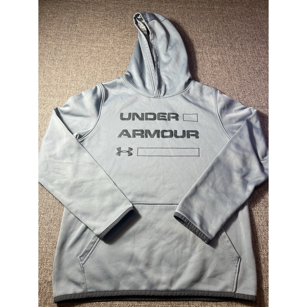 Under Armour Cold Gear‎ Loose Blue  Hoodie Youth Boys Size YLG/G (L)